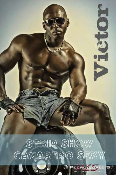 Stripper negro en Barcelona Víctor